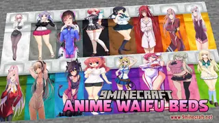 Anime Waifu Beds Resource Pack (26.1.2, 1.20.1) – Cheerful Anime Art for Every