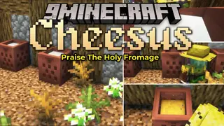 Cheesus Mod (1.20.1) – Craft Artisan Cheese Wheels and Decorate Your Kitchen