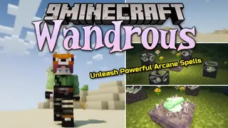 Wandrous Mod (1.21.11, 1.21.1) – Build Custom Spells and Loot Rare Wands