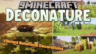 Deconature Mod (1.21.11, 1.20.1) – Decorate Your Gardens with Lush Outdoor