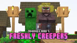 Freshly Creepers Resource Pack (1.21.11, 1.20.1) – Texture Pack