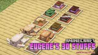 Eugene‘s 3D Stuffs Resource Pack (1.21.11, 1.20.1) – Texture Pack