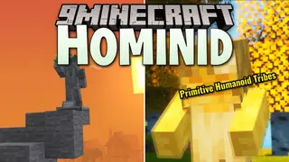 Hominid Mod (1.21.1) – Survive Against Ancient Undead Monsters in Every Biome