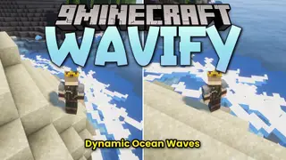 Wavify Mod (26.2, 1.20.1) – Transform Your Coastlines with Rolling Ocean Waves