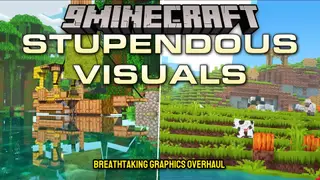 Stupendous Visuals Resource Pack (26.2, 1.20.1) – Bright Animated Vanilla World