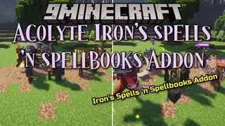 Acolyte Iron's Spells 'n Spellbooks Addon Mod (1.21.11, 1.21.1) – Lead an Army of Mercenaries Against Demons