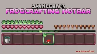 Frogcrafting Hotbar Resource Pack (26.1.2, 1.20.1) – Cute Frog and Flower