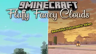 Fluffy Fancy Clouds Resource Pack (26.2, 1.21.11) – Dreamy Soft Clouds