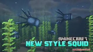New Style Squid Resource Pack (1.21.11, 1.20.1) – Texture Pack