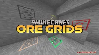 Ore Grids Resource Pack (1.21.11, 1.20.1) – Texture Pack
