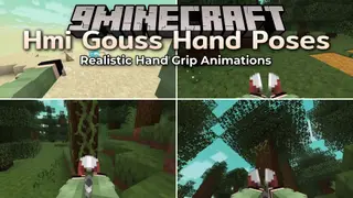 Hmi Gouss Hand Poses Resource Pack (1.21.11) – Lifelike First-Person Arm