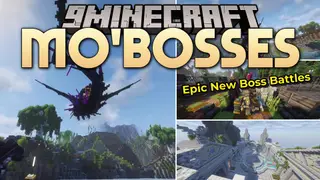 Mo'Bosses Mod (1.21.1) – Fight Massive Multi-Phase Bosses That Hunt You Down