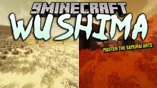 Wushima Mod (1.21.8) – Survive a Foggy Desert Dimension of Pyramids and Bosses