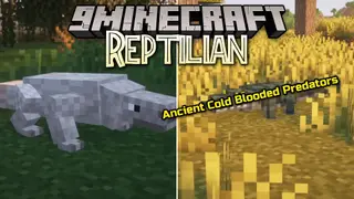 Reptilian Mod (1.21.1) – Safely Brush Wild Reptiles to Craft Custom Gear