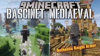 Bascinet Mediaeval Mod (1.20.1) – Become a Knight with Authentic Steel Armor