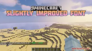 Slightly Improved Font Resource Pack (26.2, 1.20.1) – Texture Pack