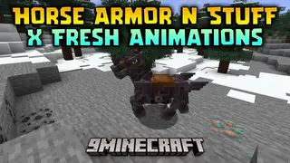 Horse Armor N Stuff X Fresh Animations Resource Pack (1.21.11) – Animated Horse Armor