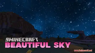 Beautiful Sky Resource Pack (1.21.10, 1.20.1) – Realistic Clouds and Starry