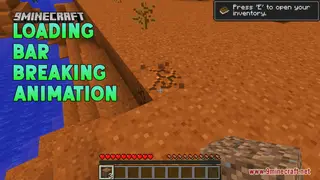 Loading Bar Breaking Animation Resource Pack (26.1.2, 1.20.1) – Texture Pack