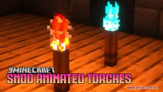 Snod Animated Torches Resource Pack (26.1.2, 1.20.1) – Texture Pack