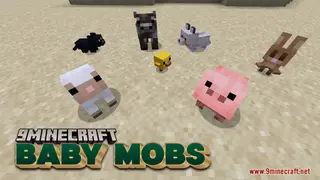 Baby Mobs Resource Pack (26.1.2, 1.20.1) – Adorable Modern Baby Mobs