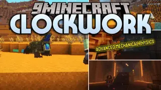 Clockwork by Joo5h Mod (1.21.11, 1.20.1) – Craft Steampunk Gadgets