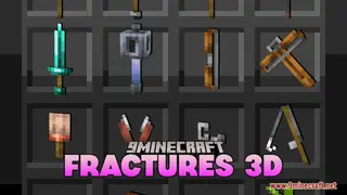 Fractures 3D Resource Pack (26.2, 1.21.1) – Texture Pack