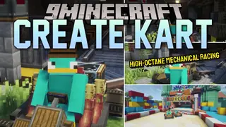Create Kart by Stalosir Mod (1.20.1) – Build and Race Mechanical Go-Karts