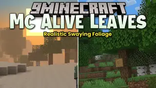 Mc Alive Leaves Resource Pack (1.21.1) – Atmospheric Forests with Swaying Leaves