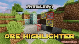 Ore Highlighter Resource Pack (1.21.11, 1.20.1) – Texture Pack