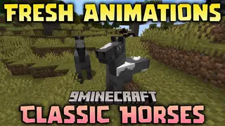 Fresh Animations: Classic Horses Resource Pack (26.2, 1.20.1) – Texture Pack