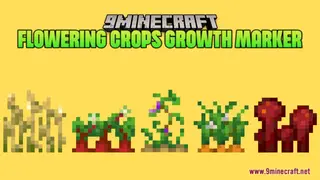 Flowering Crops Growth Marker Resource Pack (1.21.11, 1.20.1) – A More Satisfying Gardening Experience