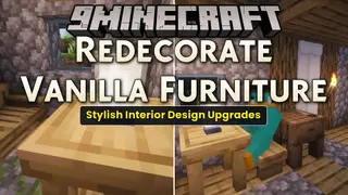 Redecorate Vanilla Furniture Mod (1.21.11, 1.21.1) – Turn Empty Rooms
