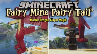 Fairy Mine Fairy Tail Mod (1.20.1) – Master Dragon Slayer Magic and Fight Bosses