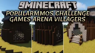 Popularmmos Challenge Games Arena Villagers Map (26.2, 1.20.1)