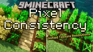 Pixel Consistency Resource Pack (1.21.5, 1.20.1) – A Perfectly Proportioned