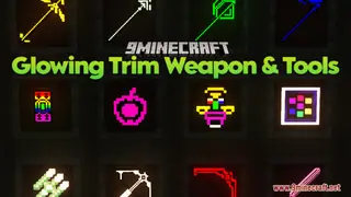 Glowing Trim Weapon & Tools Resource Pack (26.1.2, 1.20.1) – Texture Pack
