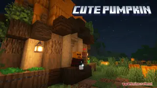 Cute Pumpkin Resource Pack (1.21.1, 1.20.1) – Friendly Smiles for Cozy Vanilla Farms