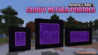 Glowy Nether Portals Resource Pack (26.1.2, 1.20.1) – Texture Pack