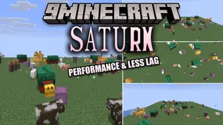 Saturn 9minecraft Mod (26.2) – Eliminate Lag Spikes in Worlds Packed with Mobs
