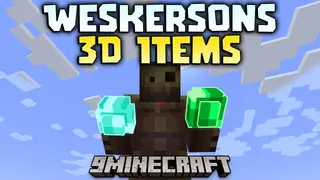 Weskersons 3D Items Resource Pack (26.1.2, 1.21.11) – Texture Pack