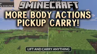 More Body Actions Pickup Carry Addon (26.x, 1.21) – MCPE/Bedrock