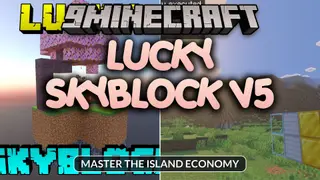 Lucky Skyblock V5 Map (26.x, 1.21) – MCPE/Bedrock