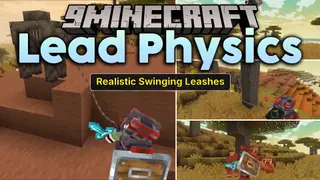 Lead Physics Mod (26.1.2, 1.21.11) – Walk Your Animals with Realistic Moving