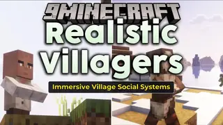 Realistic Villagers by Vaerph Resource Pack (1.20.1) – Muted Humanoid Village