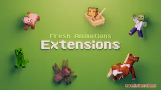 Fresh Animations Extensions Resource Pack (26.2, 1.20.1) – Texture Pack