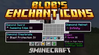 Blob's Enchant Icons Resource Pack (26.2, 1.20.1) – Texture Pack