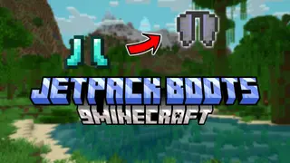 Jetpack Boots Data Pack (1.21.4) – Fly Freely With Enhanced Boots