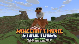 Minecraft Movie Structures Data Pack (1.21.4, 1.21.8) – Adds Iconic Builds From The Minecraft Movie