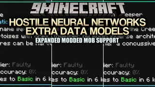 Hostile Neural Networks Extra Data Models Data Pack (1.21.1, 1.20.1)